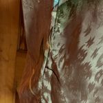 Vintage 80s dressy colorful leopard blouse Size 4 Photo 3