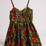 JACK  Womens S Multicolor Abstract‎ Print Sleeveless Dress Photo 0
