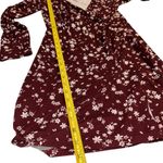 Trixxi country style dress flower dress burgundy size small new with tags Red Photo 6