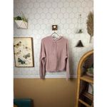 525 America Dusty Pink Shaker Raw Hem Pullover Hoodie - Size - XS Photo 2