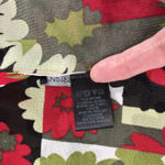 Y2K Faith Love Passion Top Womens Large Floral Retro Sheer Short Sleeve V Photo 9