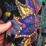 Desigual Adaja Black Tunic T-shirt Embroidered Photo 80