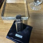 Prada  Black Leather Bracelet Photo 8