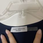 Ramy Brook Navy satin Sleeveless vneck jumpsuit size medium Photo 2