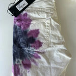 NWT Anthropologie Edwin high rise tie dye white denim size 24 sunset Photo 3