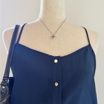 Collective Concepts  Navy Blue Buttoned Casual Romper (NWT) Photo 1