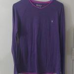 Champion  Vapor Purple Crewneck Long Sleeve T-Shirt L Activewear Athleisure Photo 4
