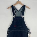 Dickies  Relaxed Fit Bib Overalls Womens Small Blue Denim Cotton Straight Leg Photo 1