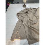 AQUA ‎ Beige Cashmere Blend Sweater Cozy Knit poncho Photo 4