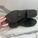 Lucky Brand  Womens Black Leather Block Heel Gerrilyn Ankle Boot Sz 10 Minimalist Photo 6