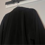 St. John  Bomber Jacket Full Zip Black Gold Zippers Moto Asymmetrical Size Large Photo 5