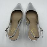 Sam Edelman Womens Bianka Soft Silver Patent Slingback Pump Sz 9 Photo 6