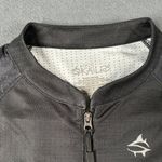 Loco Skailz Womens Medium Medium Long Sleeve Quick Dry 1/2 Zip Graphic Swim Top Black Photo 1