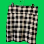 Demi Loon Black & White Checkered Mini Skirt Photo 0