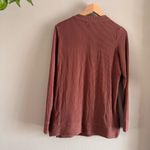 TOMMY JOHN‎ Zen Ribbed Crewneck Brown Photo 4