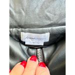 Lovers + Friends  High Waisted Leather Straight Leg Pants Black Women's Size S Photo 3