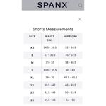 Spanx Sunshine Shorts, 6" Blue Painted Stripe XLarge NWT Photo 9