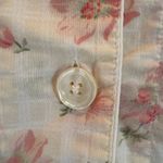 Ralph Lauren Lauren  Long Sleeve Notch Collar Floral Knit Pajama Set Size M Photo 5