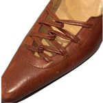 Vintage Antonio Barbato Brown Italian Leather Pointed Photo 6