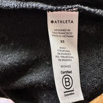 Athleta  Womens Sz XS Extra Small Black Wrap Knit Cardigan Pranayama Pockets Photo 5