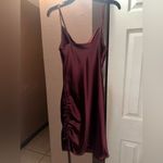 Forever 21 Maroon/Red/Burgundy Satin Dress ✨ Photo 2