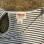 Mossimo Women's Striped Mini T Shirt Dress Black and White Size M Photo 2