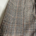 SheIn Corduroy V Neck Zip Up Plaid Mini Sleeveless Pinafore Dress Medium Photo 5