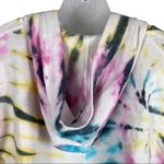 Vintage Havana  Hoodie Cropped Multi -Colored Pastel Tie Dye Size Medium NWT Photo 8