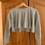 ZARA Cropped Grey Crew Neck Photo 2