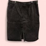 Foxy vintage 80s Chic USA black denim pleated skirt pockets good quality Size undefined Photo 1