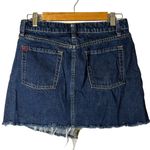 Urban Outfitters BDG Denim Rinse Asymmetrical Mini Skirt Raw Hem Medium OB718149 Photo 6