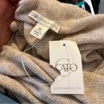 Cato  Cowl Neck Sweater Oatmeal Beige Photo 9