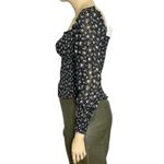 Reformation  Pinto Smocked Floral Top, Lucien Print, 1X Photo 4