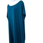 Universal Standard  Wide Neck Short Sleeve Knee Length Dress Blue Size Large Photo 4