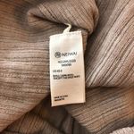 Neiwai Classic Reversible Merino Wool Sweater Ribbed Lightweight Smokey Rose XS Gray Photo 3