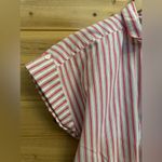 Vintage 60’s Alternating Current Size Medium Pinstripe Collared Romper Pink Photo 1