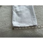 ZARA  Straight Leg High Rise White Denim Jeans Women's Size 10 Photo 8