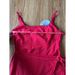 Princess Polly Love Lane Red Linen Mini Wrap Dress Size 6 NWT Photo 5