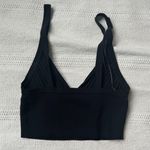 ZARA black knit bralette crop tank top Photo 5