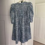 Hunter Bell Blue Jenkins Dress Puff Sleeve Photo 6