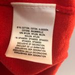 Anthropologie Cardigan Women’s Monogram Beaded Red Sweater Sz S EUC Photo 9