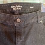Simply Vera Vera Wang boot cut jeans size 12 Photo 2