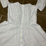 Gianni Bini GB pastel lavender crochet off the shoulder dress sz Medium Photo 2