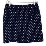 Charter Club  Skort Womens 6 Navy Blue White Floral Flower‎ Skirt Casual Preppy Photo 1