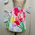 Lilly Pulitzer NTM:  Briar Skirt in Lavish Lillies Bright Floral Print Size Large Photo 6