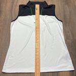 IZOD Women's White Quarter Zip Sleeveless Golf Tennis Top Size Medium NWOT Photo 5