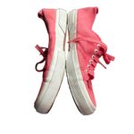 Superga  Anthropologie Canvas Sneaker Lace Up Shoes Light Pink Red Women's 9.5 Photo 1