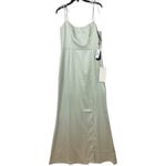 Adrianna Papell Willow Satin Crepe Gown Formal Evening Slip Dress Size 10 Photo 1