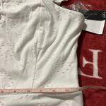 As You Wish AS U WISH sz large juniors white pullover dress lined summer wedding graduation Photo 5