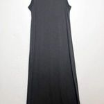 Richer Poorer Ribbed Column Maxi Dress Dark Gray Size XS High Neck Sleeveless Photo 2